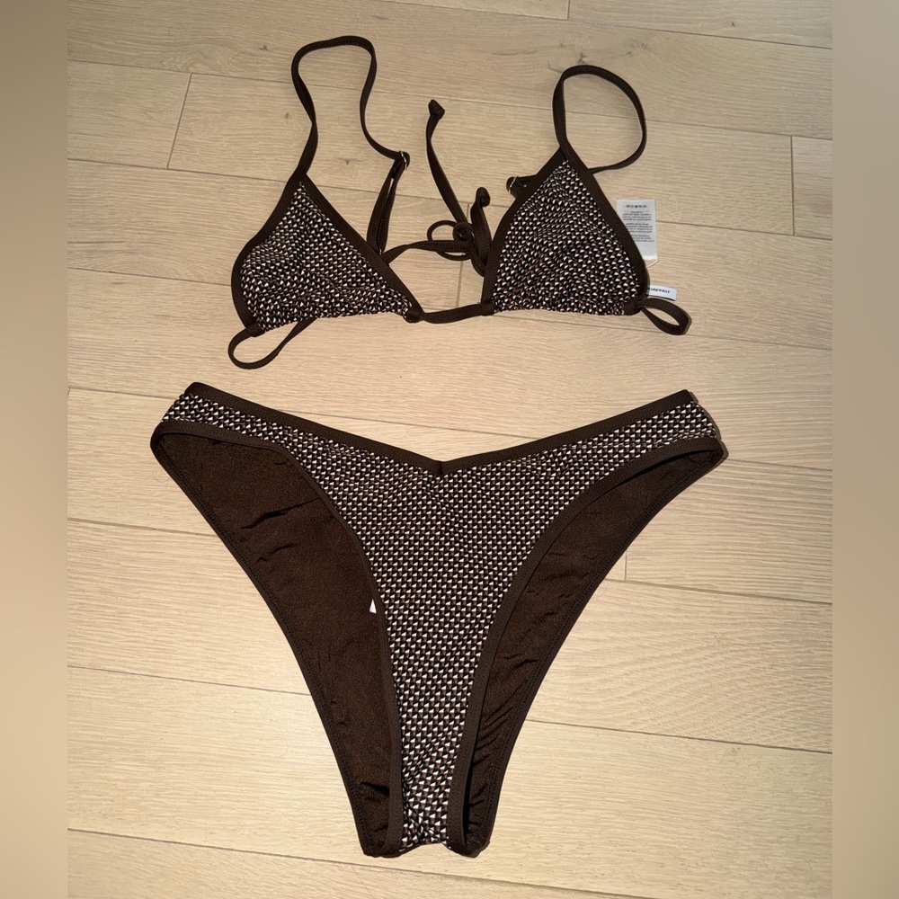 WeWoreWhat Brown Bikini Set - Size Small